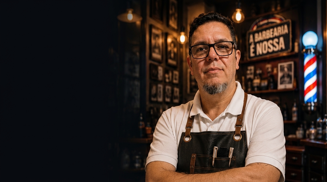 Barbeiro A Barbearia É Nossa