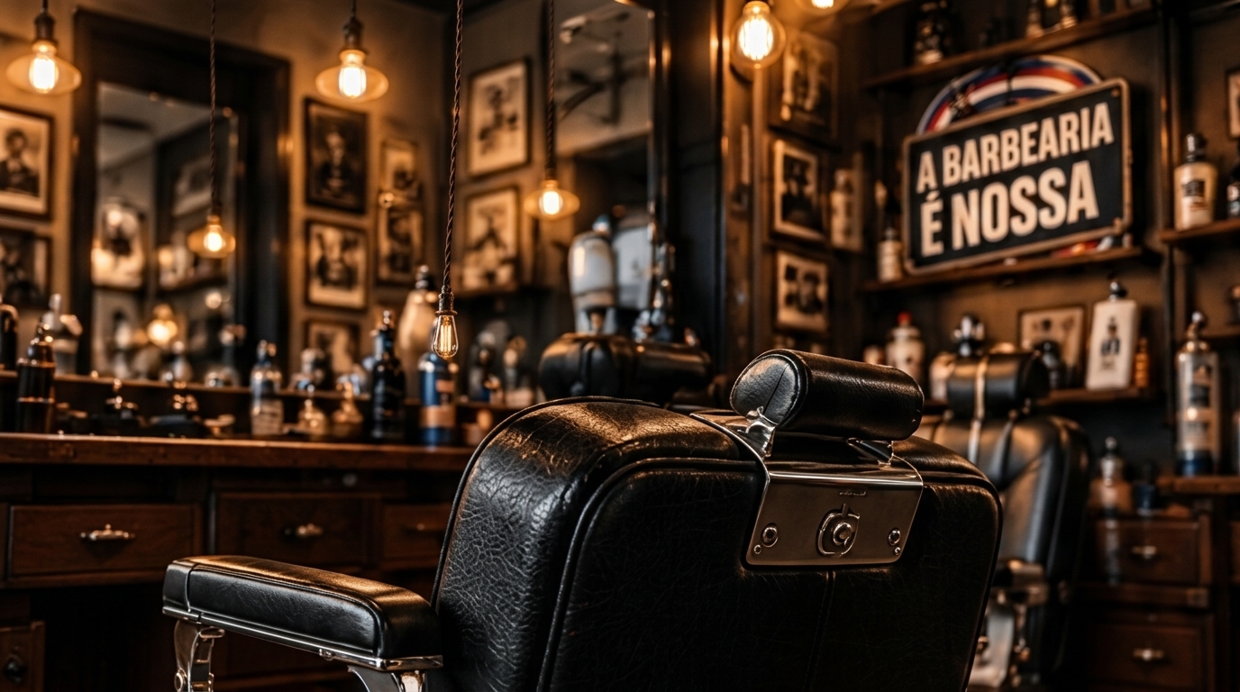 Interior A Barbearia É Nossa